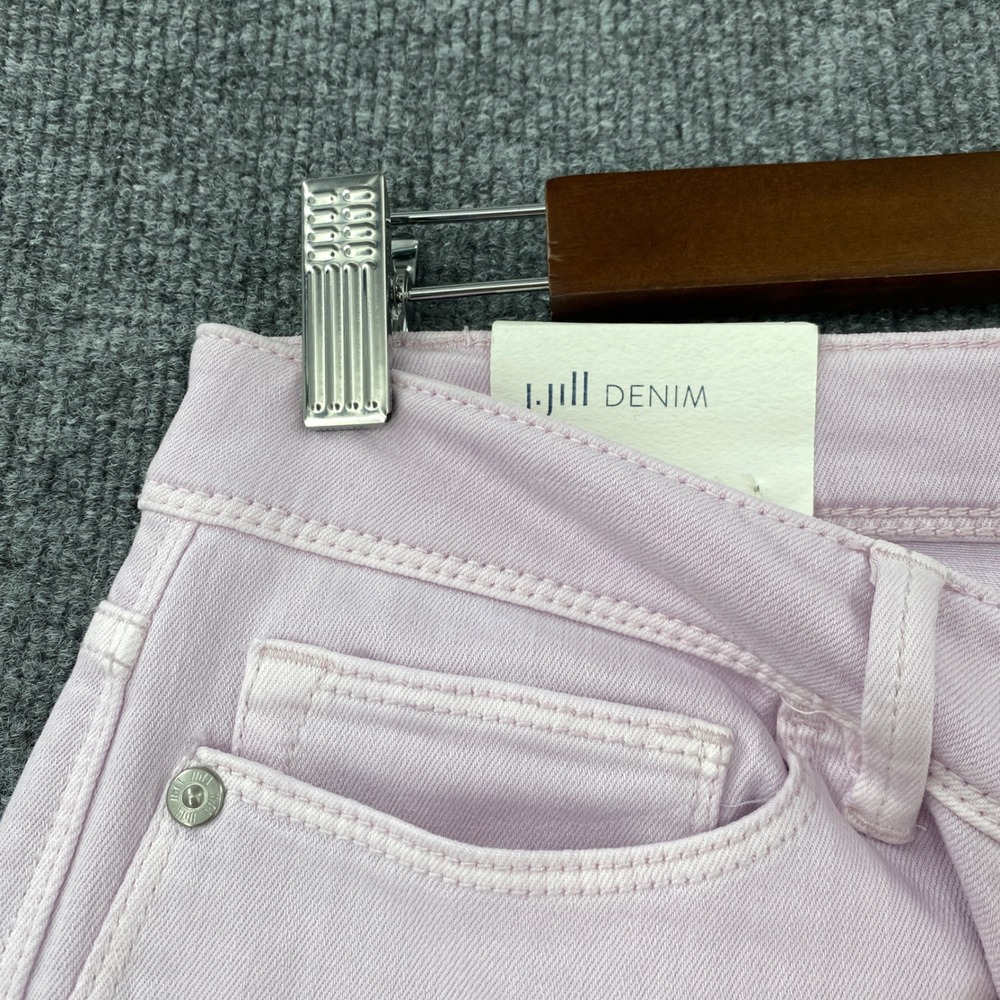 J Jill Slim Ankle Jeans Womens 4 Lilac Authentic Fit Pastel Preppy Coastal - Picture 3 of 12